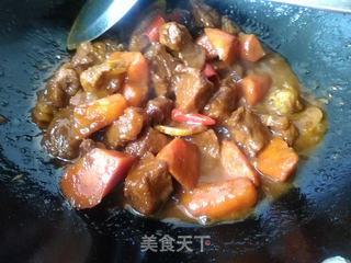 胡萝卜烧牛肉的做法步骤:13