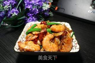 吮指香辣虾的做法步骤:12