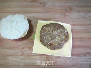 芝士肉排堡的做法步骤:12