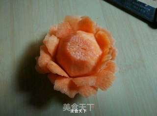 雕刻白萝卜花的做法步骤:6