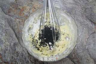 黑芝麻蛋白薄脆饼的做法步骤:3