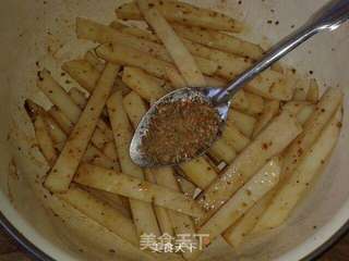 烧烤土豆条的做法步骤:3