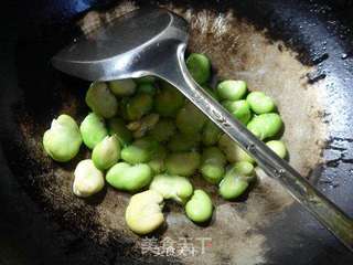 雪菜蚕豆豆腐羹的做法步骤:4