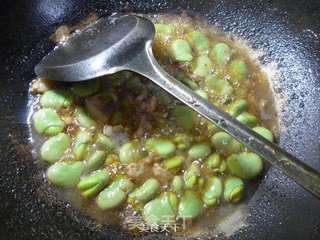 榨菜五花肉炒蚕豆的做法步骤:8