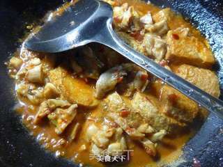 鲜素鸡烧牛蛙的做法步骤:16