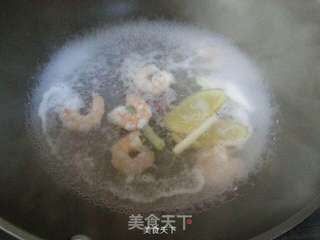 菠萝油条虾的做法步骤:3
