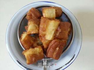 菠萝油条虾的做法步骤:6