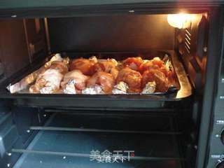 黑椒鸡肉锤的做法步骤:7