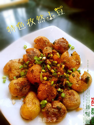 特色孜然土豆的做法步骤:13