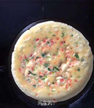 田园蔬菜饼的做法步骤:4