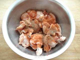 黑椒鸡肉锤的做法步骤:4
