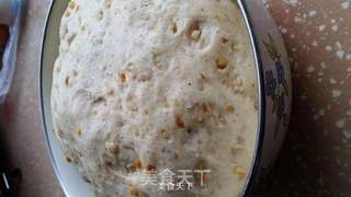 核桃花生吐司的做法步骤：3
