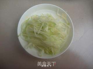 蒜蓉白萝卜丝的做法步骤:2