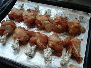黑椒鸡肉锤的做法步骤:6