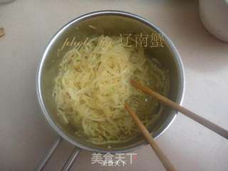 蒜蓉白萝卜丝的做法步骤:9