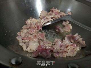 秋葵炒肉 男人菜补肾菜的做法步骤:3