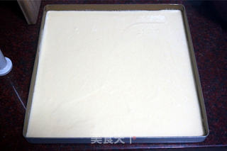 教你做不掉皮的蛋糕卷【改良小四卷】的做法步骤:7