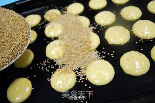 德普烤箱食谱——芝麻薄饼的做法步骤:6