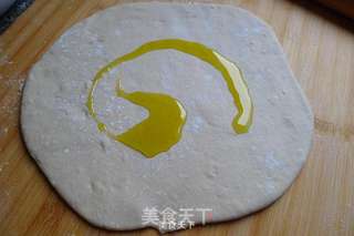 陕西葱油锅盔馍的做法步骤:4