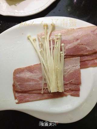 培根金针卷的做法步骤:3
