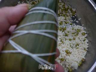 绿豆糯米粽的做法步骤:6