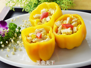 玉米鸡丁的做法步骤:7