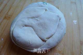 陕西葱油锅盔馍的做法步骤:8