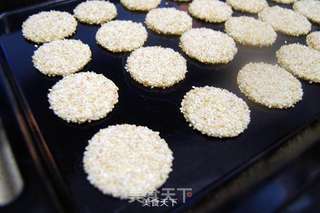 德普烤箱食谱——芝麻薄饼的做法步骤:8