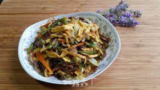 炒粉丝的做法步骤:7