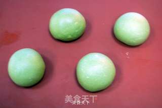 德普烤箱食谱——抹茶戚风面包卷的做法步骤:3