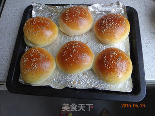 自制肯德基汉堡的做法步骤:12