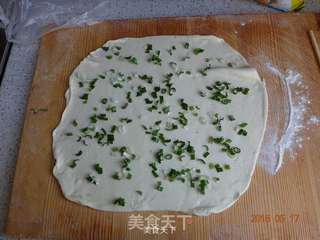 千层油饼葱油饼手撕饼的做法步骤:5