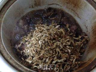 萝卜丝干红烧排骨的做法步骤:7
