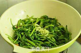 蒜蓉空心菜的做法步骤:7