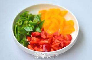 彩椒香菇鸡的做法步骤:4