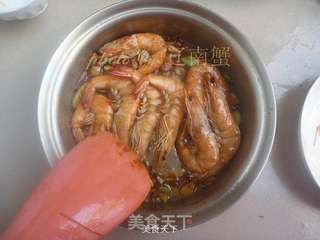酱烧大虾的做法步骤:9