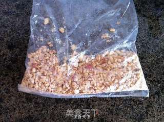 全麦花生粒面包的做法步骤：1