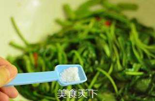 蒜蓉空心菜的做法步骤:8
