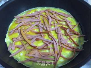 中式鸡蛋披萨的做法步骤:4