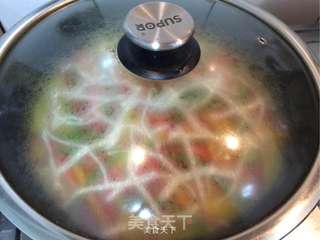 中式鸡蛋披萨的做法步骤:7
