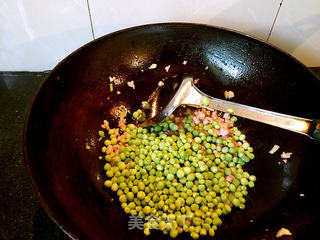 肉沫豌豆仁的做法步骤:7
