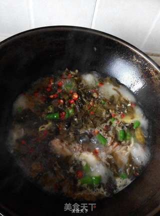 酸菜鱼的做法步骤:4