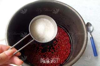 红豆糯米团子的做法步骤:3