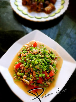 肉沫豌豆仁的做法步骤:12