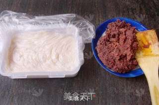 红豆糯米团子的做法步骤:8