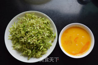 铁皮石斛花炒蛋的做法步骤:3
