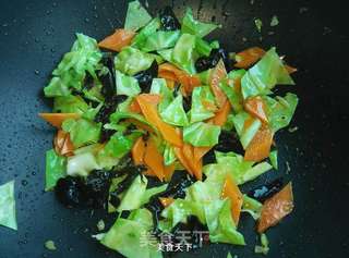 三色竹节面的做法步骤:11