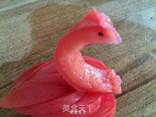 西红柿天鹅的做法步骤:11