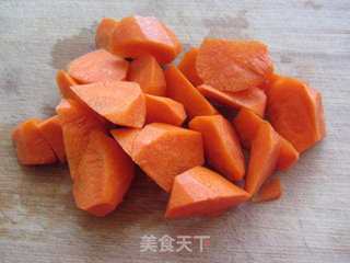 三七胡萝卜烧排骨的做法步骤:3