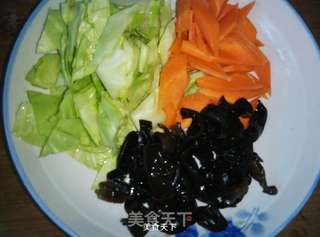 三色竹节面的做法步骤:9